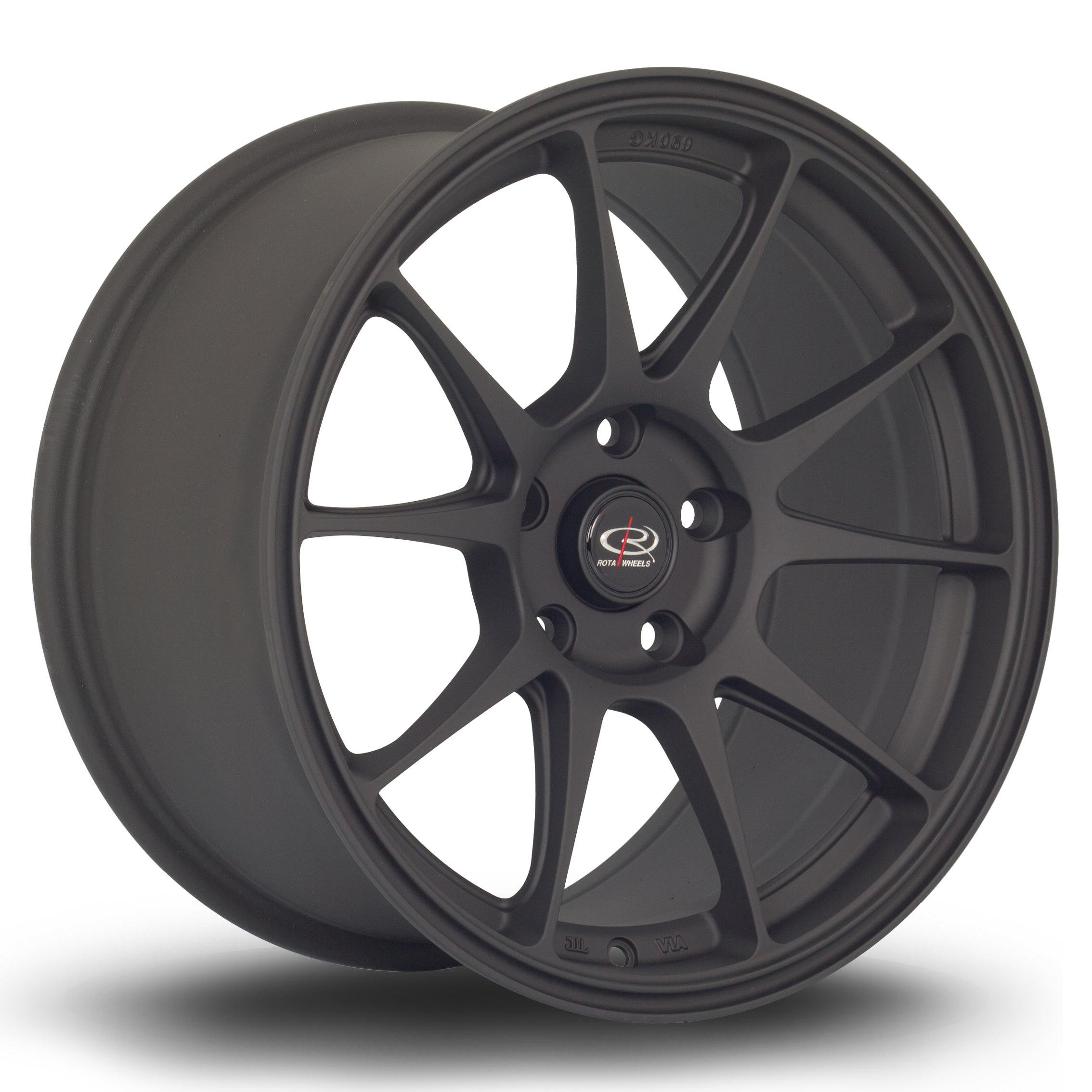 Rota Titan 17x9 5x114.3 ET42 Flat Black 2