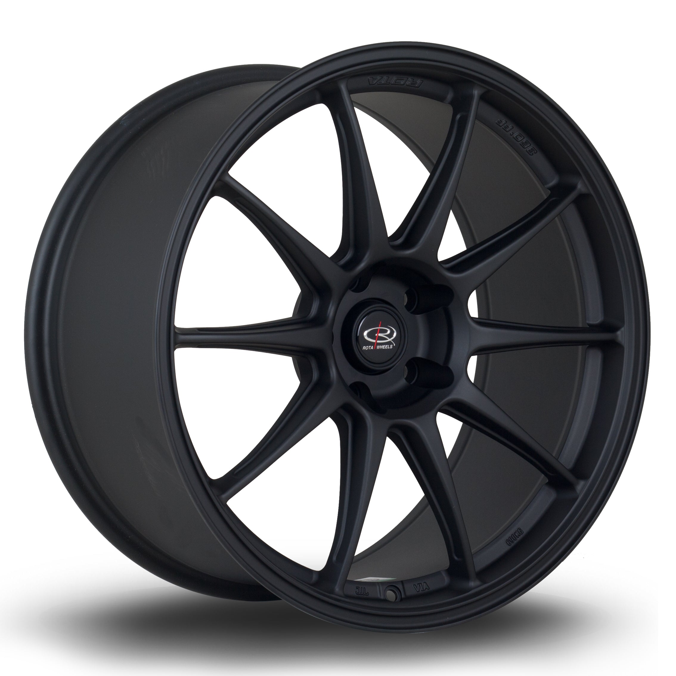Rota Titan Plus 19x9.5 5x114.3 ET22 Flat Black 2