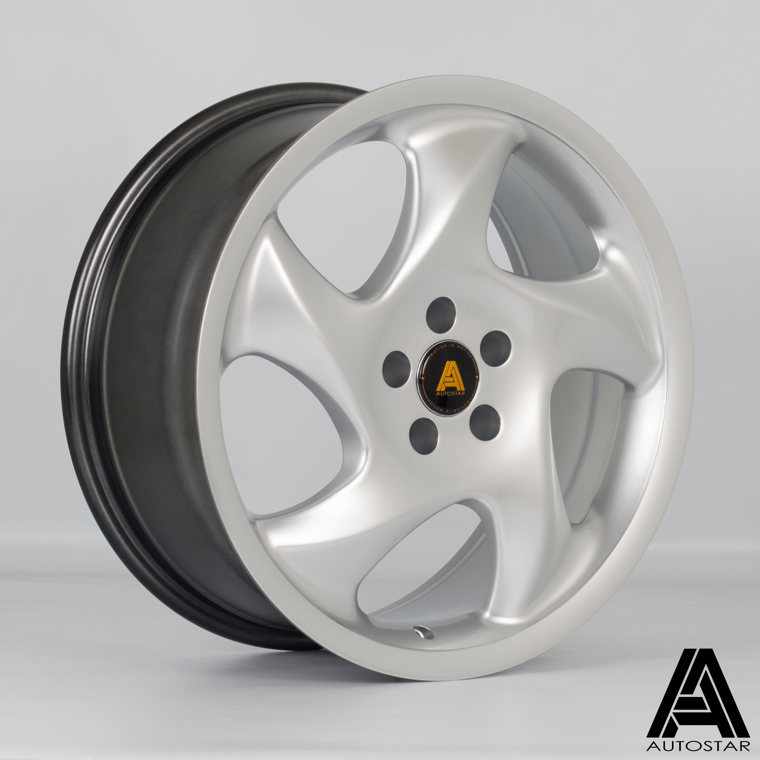 Autostar Twist 17x7.5 5x100 ET35 Silver