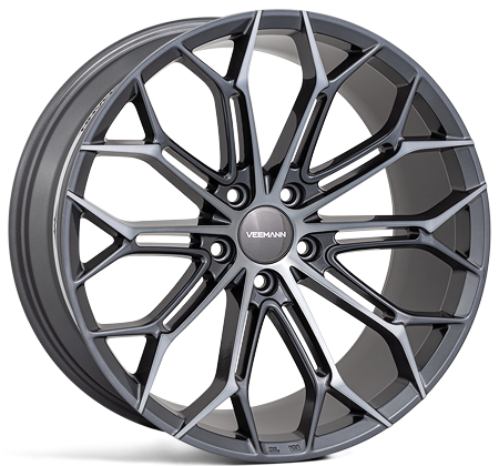 Veemann V-FS41 19x9.5 5x112 ET42 Graphite Smoke Machined