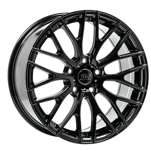 19" 1AV ZX2 Gloss Black Alloy Wheels