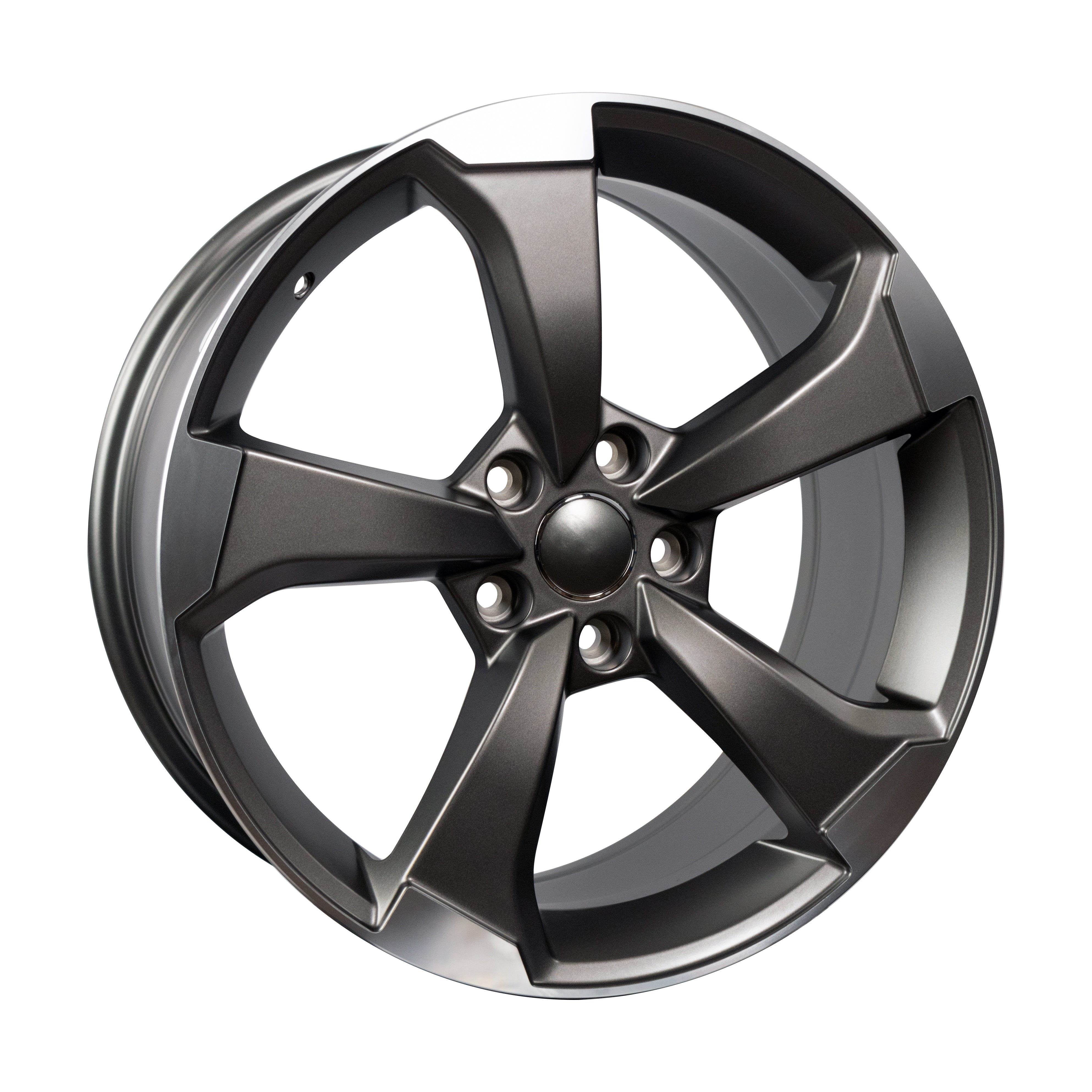 19" OE RS3 Style Alloy Wheels in Satin Gunmetal Machined