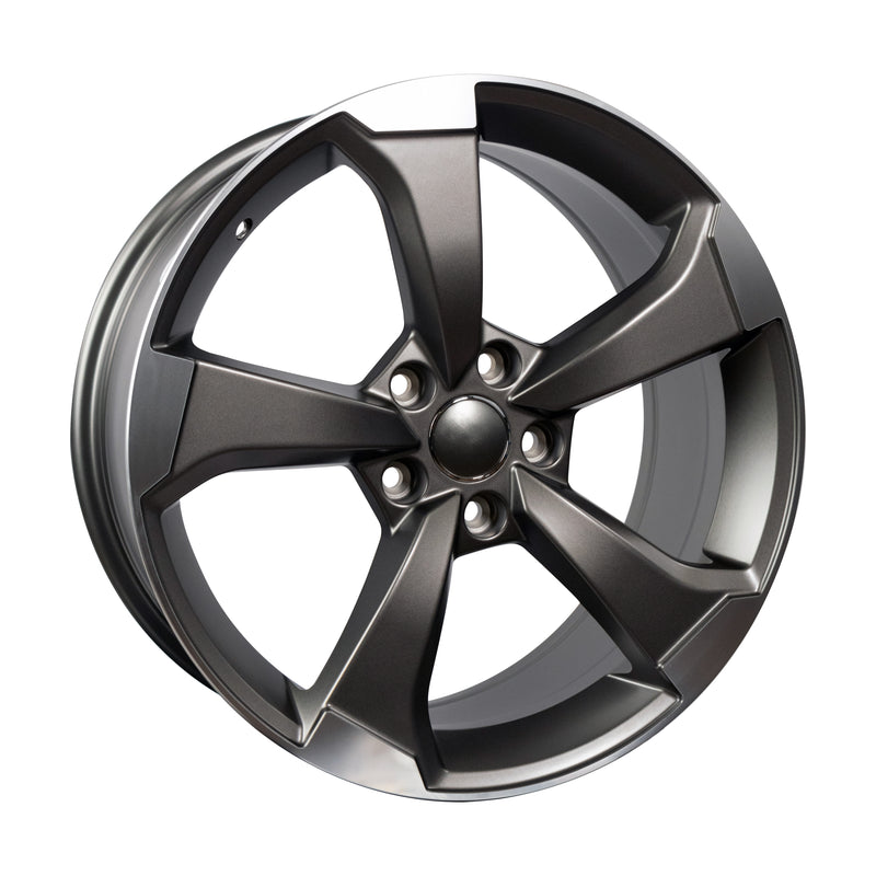18" OE RS3 Style Alloy Wheels in Satin Gunmetal Machined