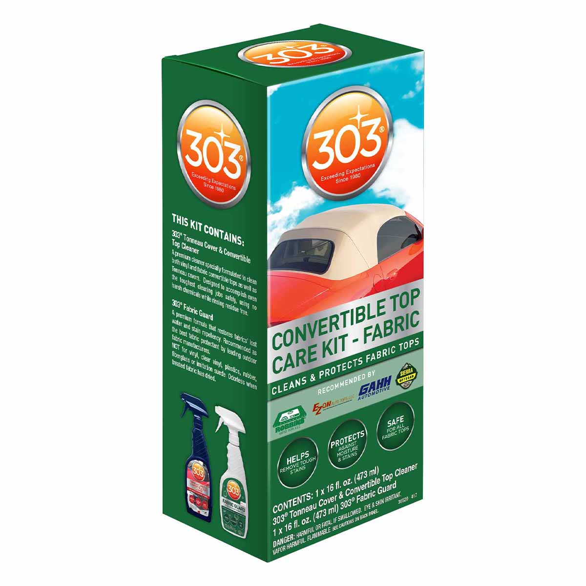 303 Convertible Top Car Care Kit - Fabric