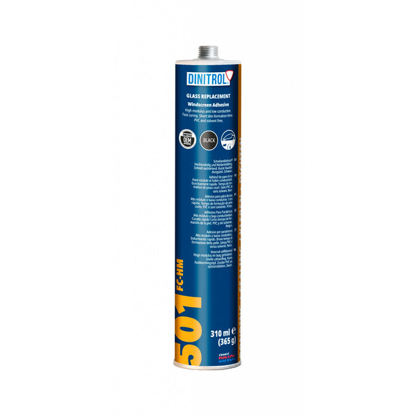 Dinitrol 501 FC-HM Windscreen Adhesive - Black - 310ml