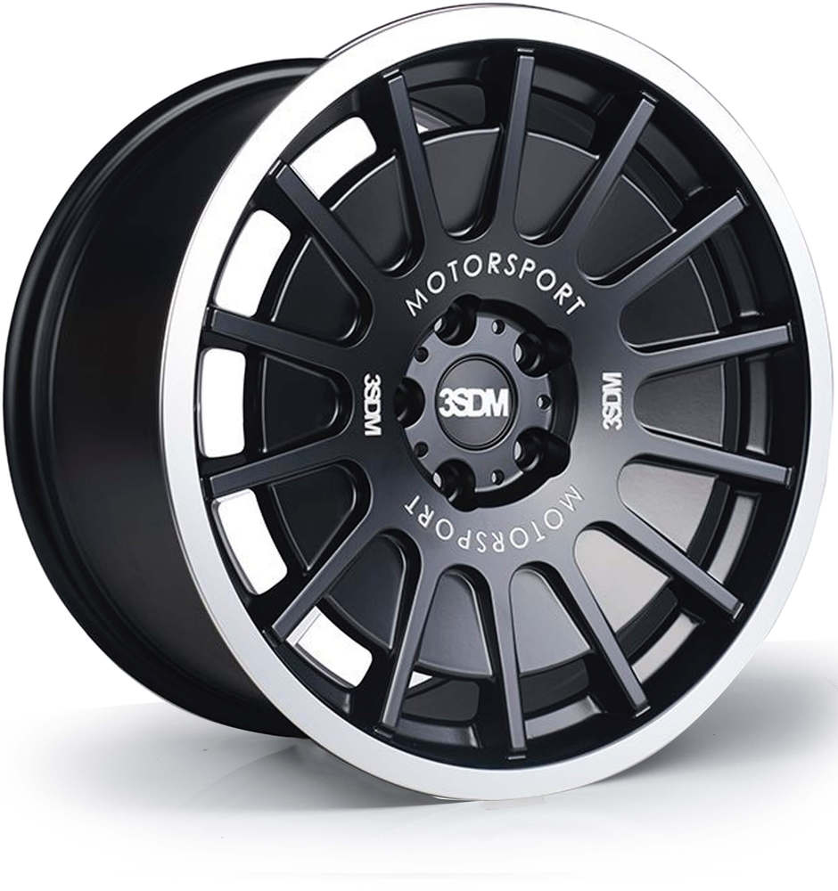 18" 3SDM 0.66 Matt Black Mirror Polished Face