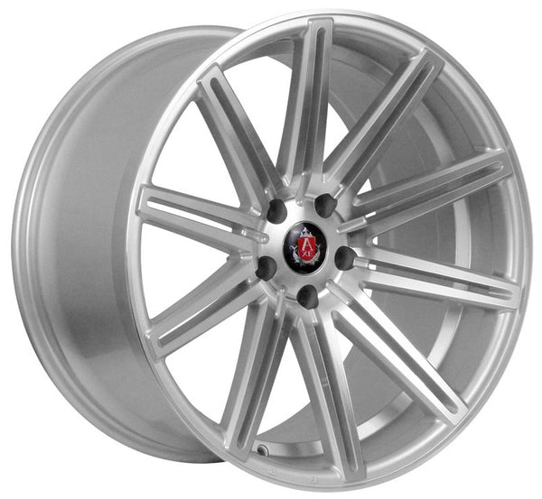 20" AXE EX15 Silver Polished Alloy Wheels