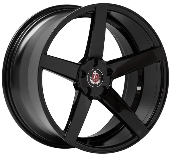 20" AXE EX18 Gloss Black Alloy Wheels