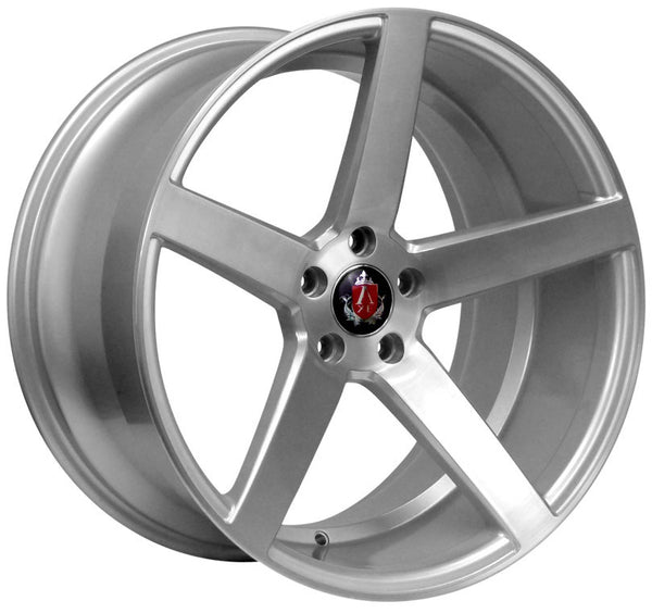 19" AXE EX18 Silver and Polished Alloy Wheels