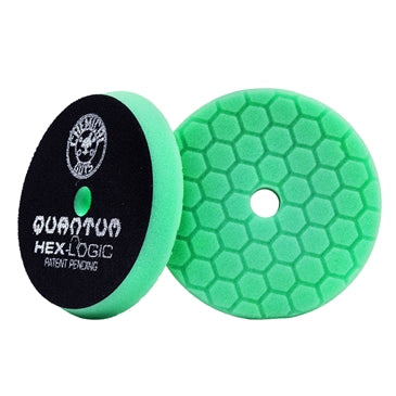 6.5" Chemical Guys Hex-Logic Quantum Green Heavy Polishing Pad