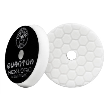 6.5" Chemical Guys Hex-Logic Quantum White Light-medium Polishing Pad