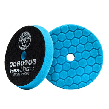 5.5" Chemical Guys Hex-Logic Quantum Blue Finishing and Polishing Pad