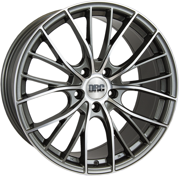 19" DRC DMM Gunmetal and Polished Alloy Wheels