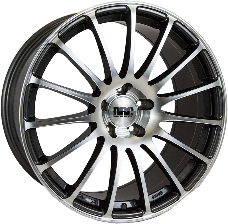 19" DRC Rapide Gunmetal and Polished Alloy Wheels