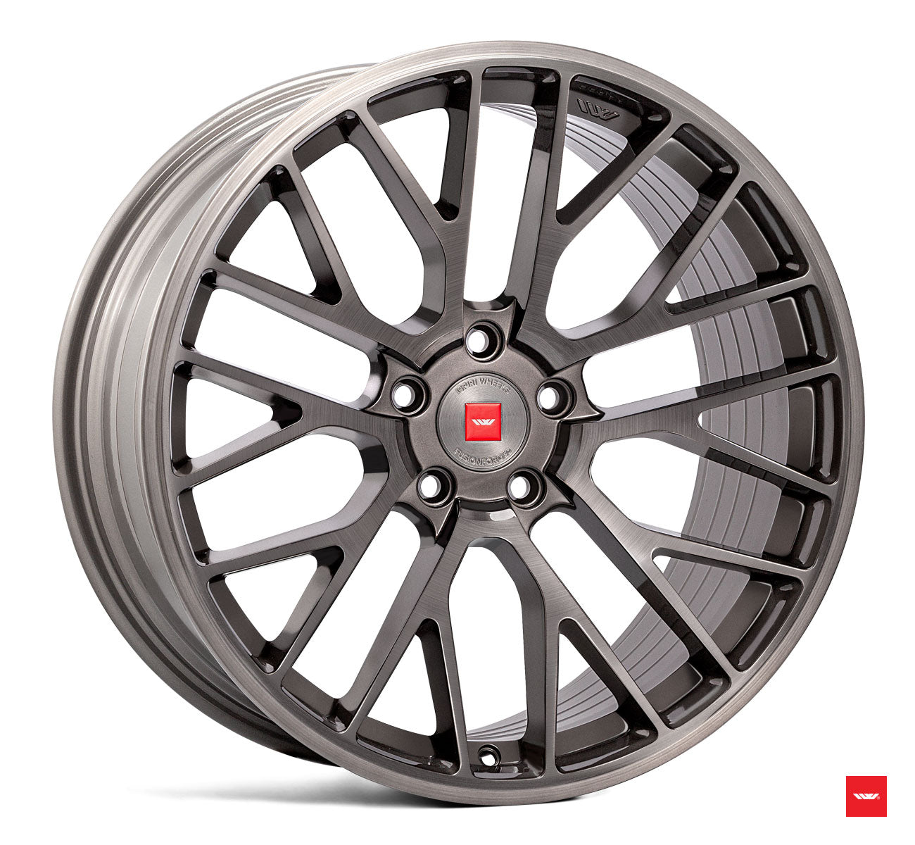 19" IW Automotive FFP1 Carbon Grey Brushed