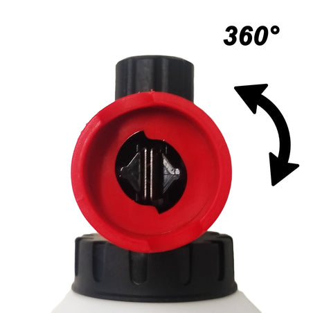 Vertool Hydro 360 Snow Foam Lance - Black & Grey