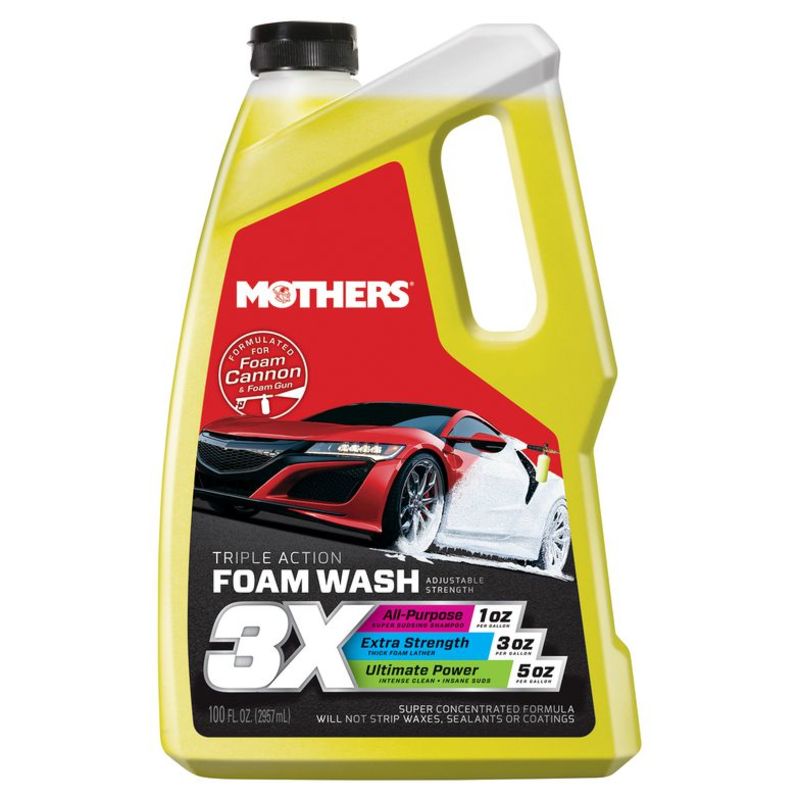 Mothers Triple Action Foam Wash Snow Foam 2.96L