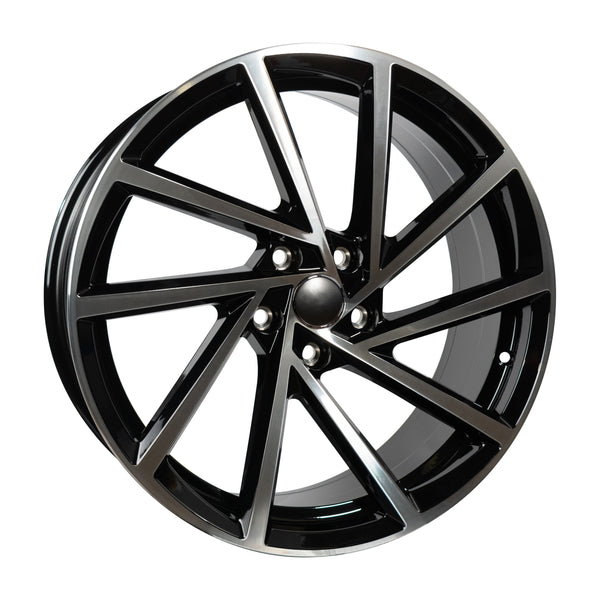 18" OE Spielberg Style Alloy Wheels in Gloss Black and Polished