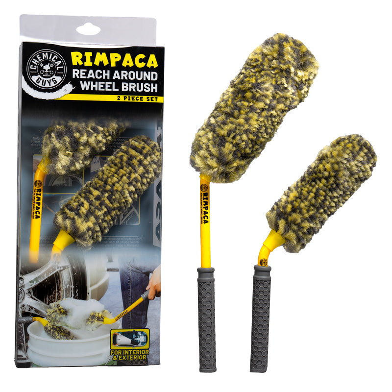 Chemical Guys Rimpaca Reach Around Wheel Brush (2 Pack)