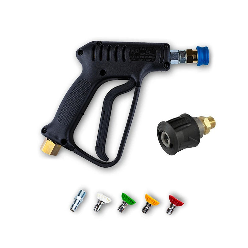MTM Hydro Astra HP Swivel Trigger Gun with Nozzle Kit  - Fits Kranzle M22, Karcher K & Nilfisk