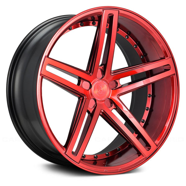 20" AXE EX20 Candy Red Alloy Wheels