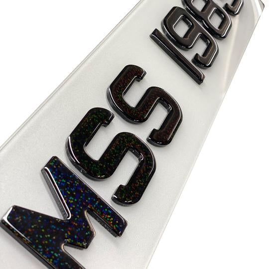 4D Black Gel 60mm Metro Show Plates - Multiple Styles & Sizes Available