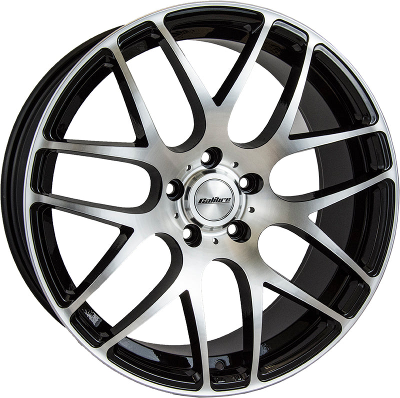 18" Calibre Exile R Black and Polished Alloy Wheels