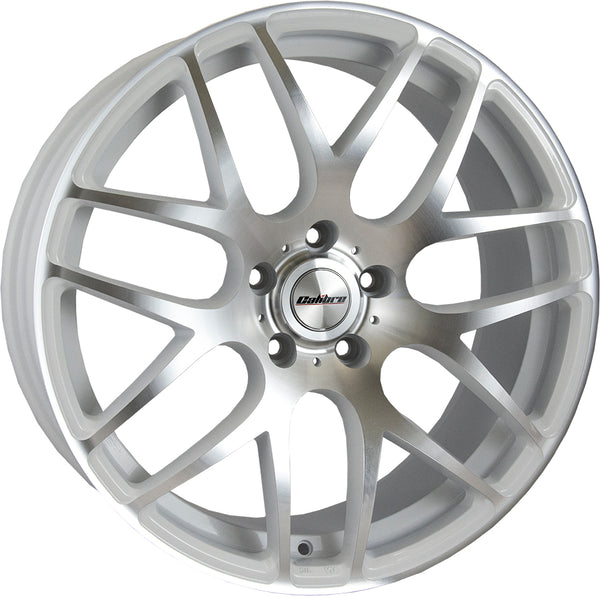 18" Calibre Exile R White and Polished Alloy Wheels