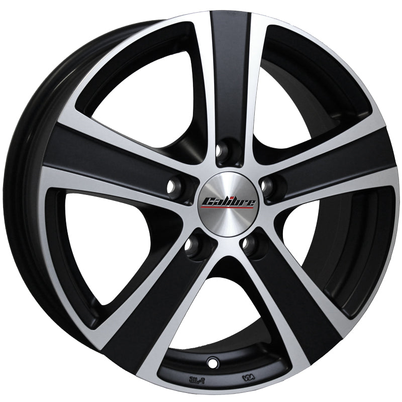18" Calibre Highway Black and Polished Alloy Wheels