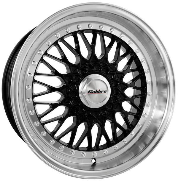 18" Calibre Vintage Black Alloy Wheels