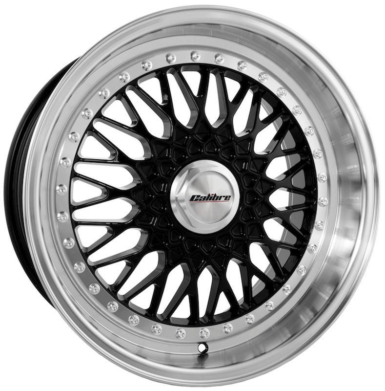 18" Calibre Vintage Black Alloy Wheels