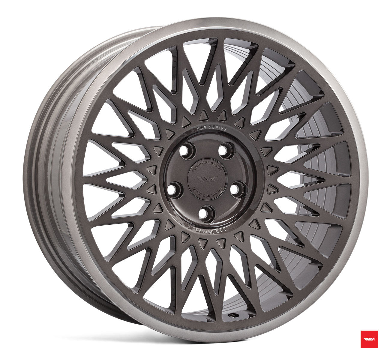 19" IW Automotive CSR-FF4 Carbon Grey and Brushed Lip