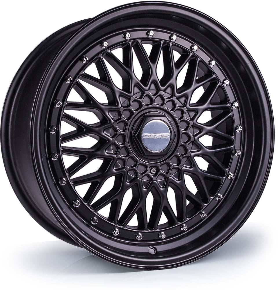 15" Dare RS Matt Black Chrome Rivets