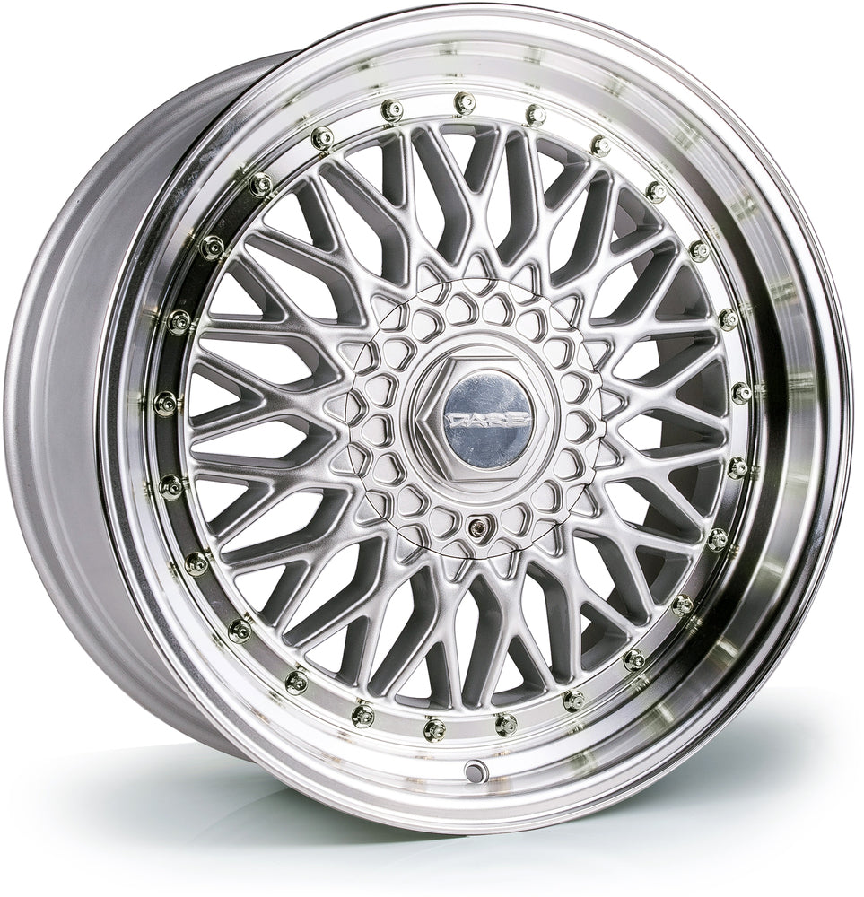17" Dare RS Silver Polished and Chrome Rivets