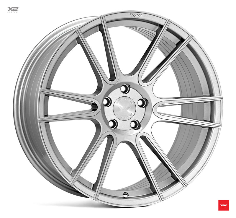 20" IW Automotive FFR7 Pure Silver Brushed