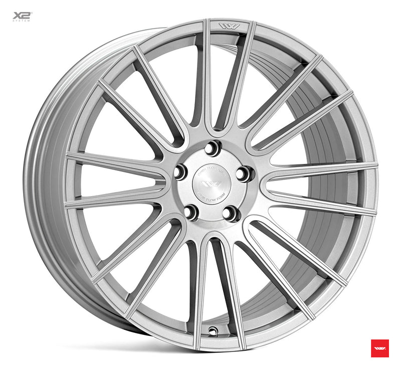 20" IW Automotive FFR8 Pure Silver Brushed