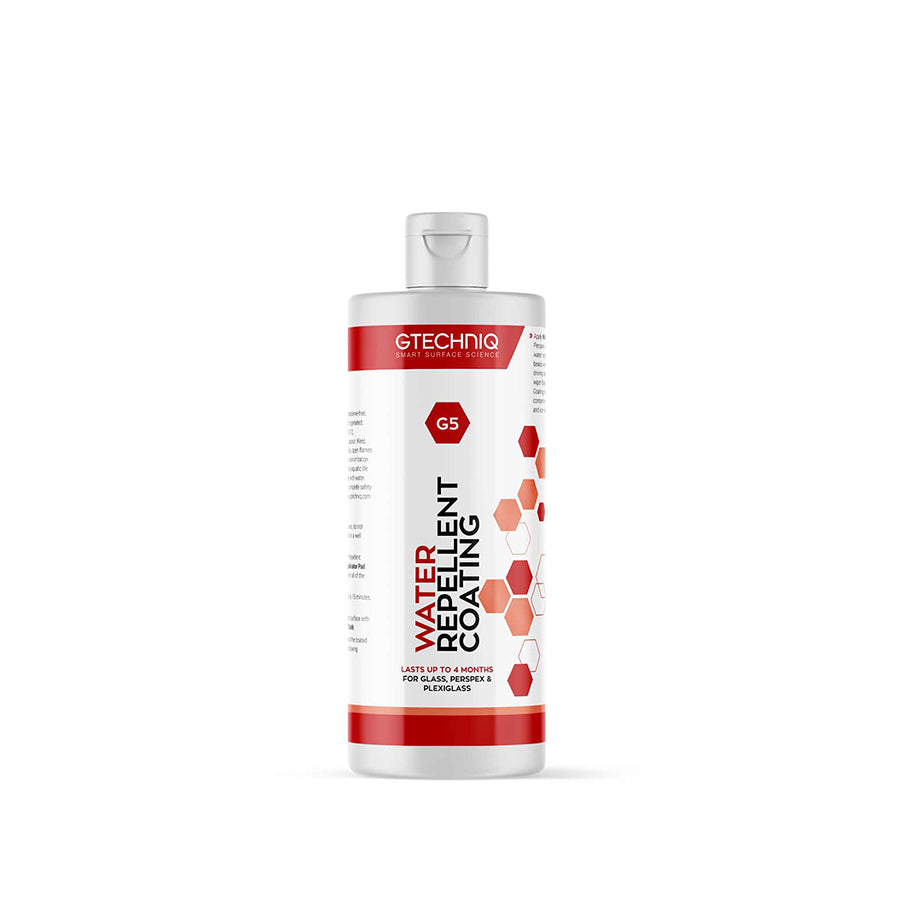 Gtechniq G5 Water Repellent Coating for Glass and Perspex 100ml