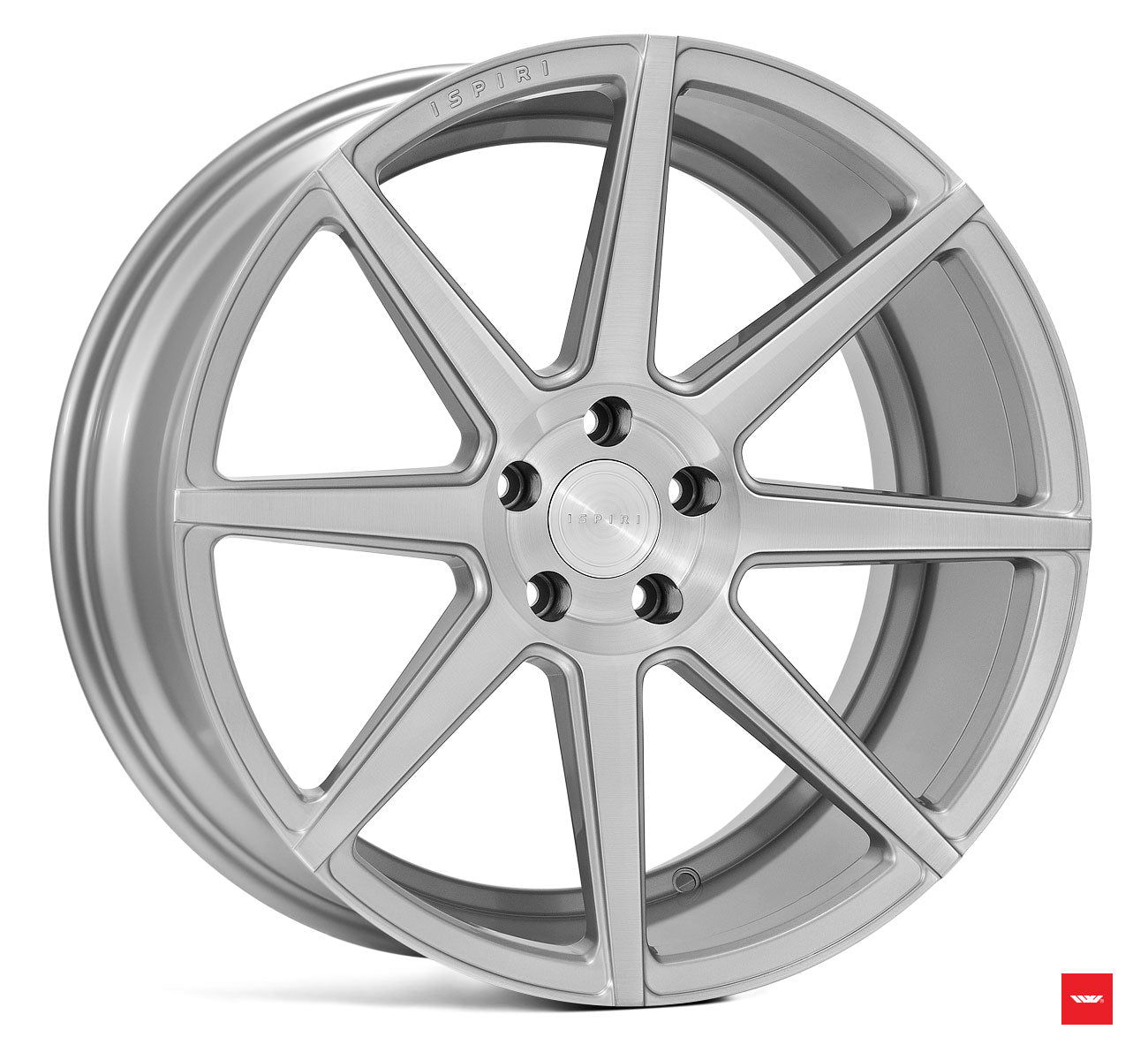 19" IW Automotive ISR8 Pure Silver Brushed