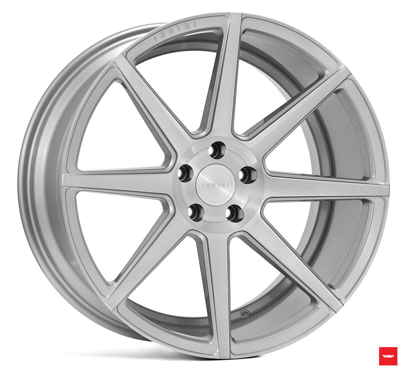 19" IW Automotive ISR8 Pure Silver Brushed