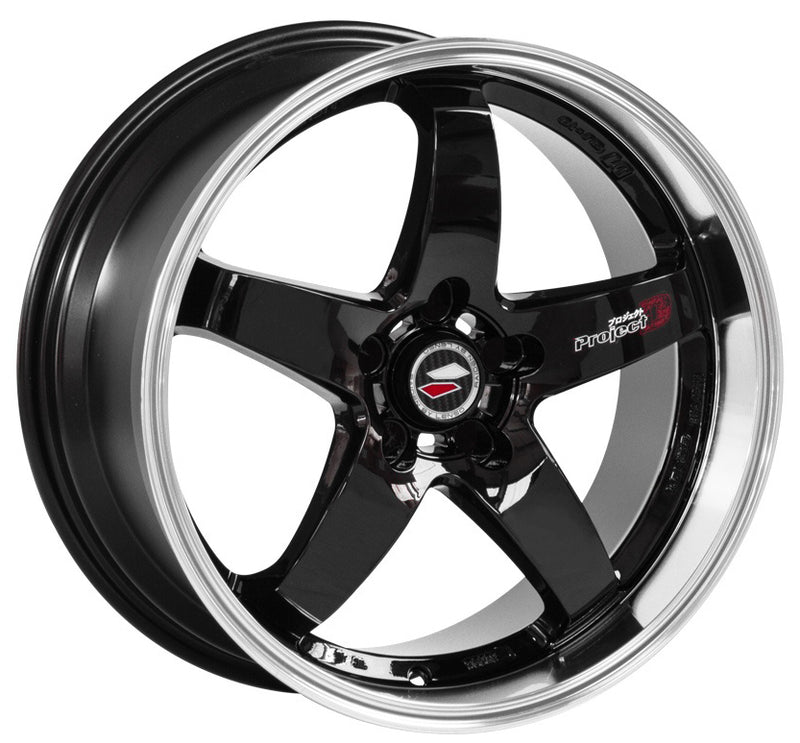 18" Lenso D1R Gloss Black Alloy Wheels