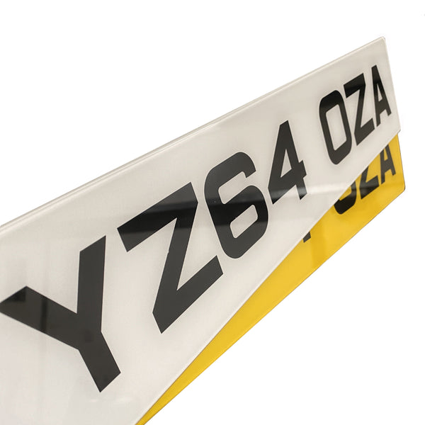 Printed Metro License Plates - Multiple Sizes Available