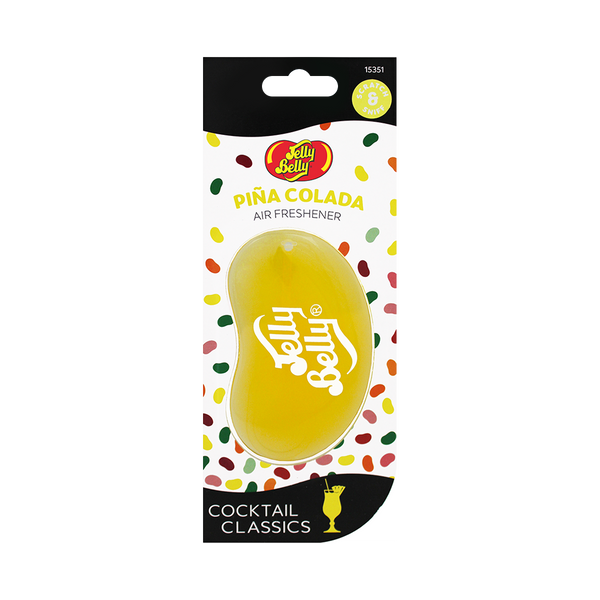 Jelly Belly Pina Colada Cocktail 3D Gel Air Freshener