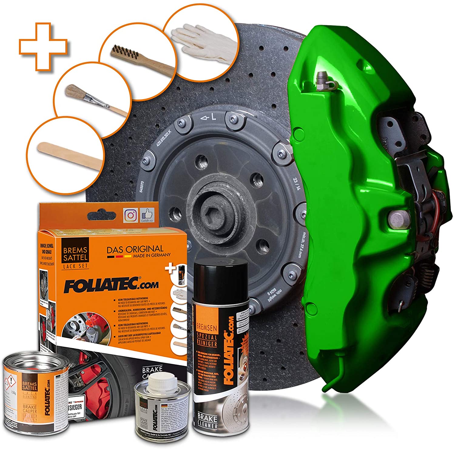 Foliatec Brake Caliper Paint Power Green