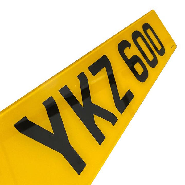 Printed MOT Ready License Plates - Multiple Sizes Available