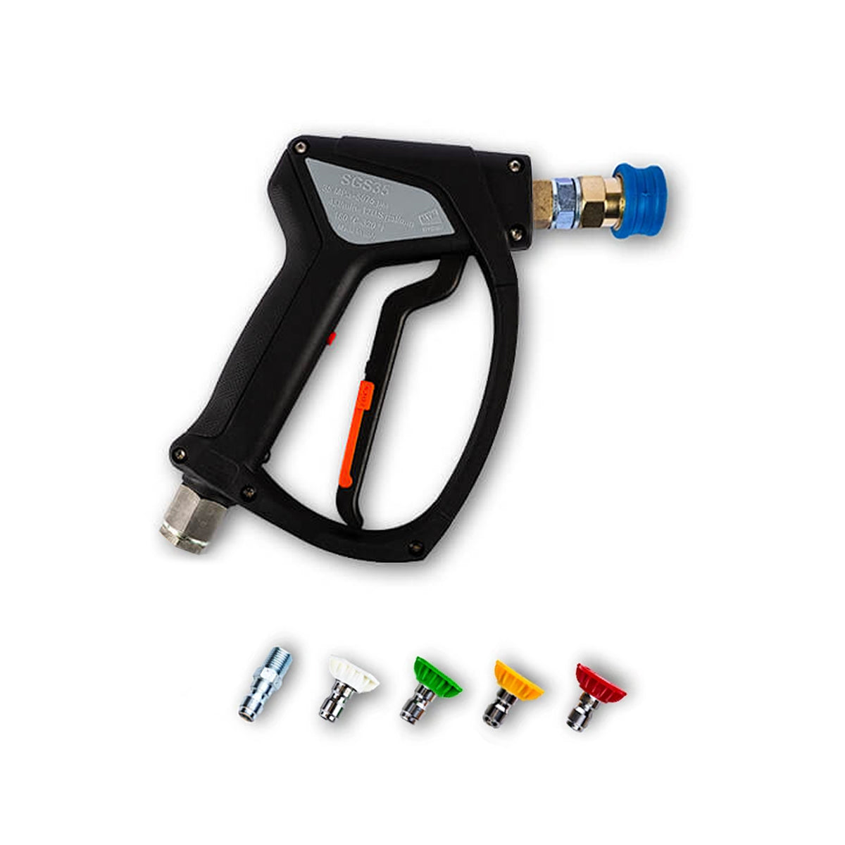 MTM Hydro SGS35 Swivel Trigger Gun with Nozzle Kit  - Fits Kranzle M22, Karcher K & Nilfisk