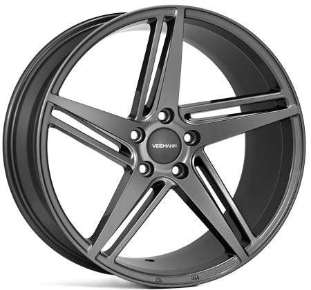 18" Veemann V-FS31 Gloss Graphite Alloy Wheels