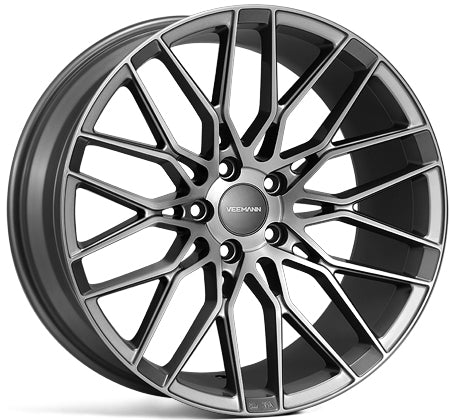 20" Veemann V-FS34 Gloss Graphite Alloy Wheels