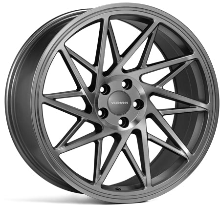 19" Veemann V-FS35R Gloss Graphite Alloy Wheels