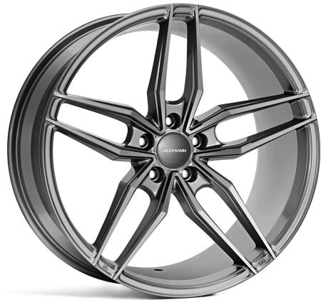 19" Veemann V-FS37 Gloss Graphite Alloy Wheels