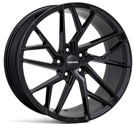 19" Veemann V-FS44 Gloss Black Alloy Wheels